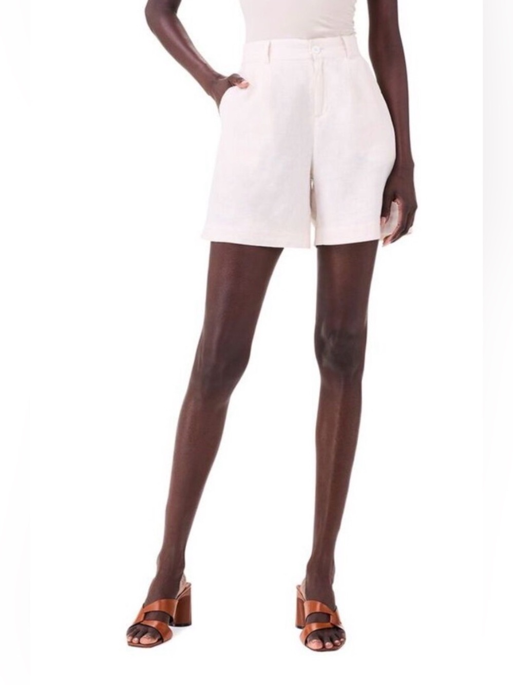 Nic+Zoe Missy Rumba Linen Blend Shorts